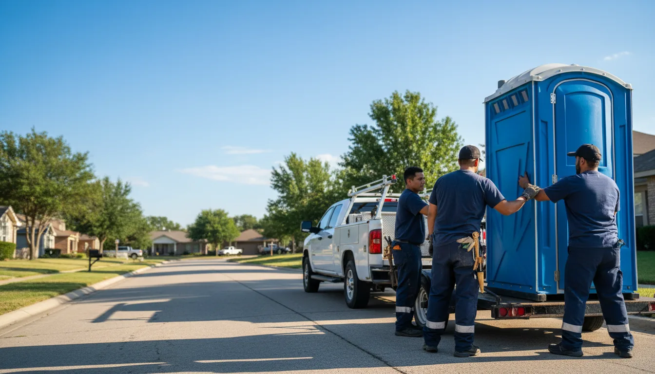 Portable Toilet Rental in De Valls Bluff, AR near me